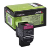 Lexmark 70C20ME bíborvörös (magenta) eredeti toner