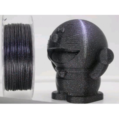 Gembird 3DP-PLA-MX3-01-GBK, 3D filament, PLA, 1,75mm, 1000g, „Three Galaxy” fekete (Black)