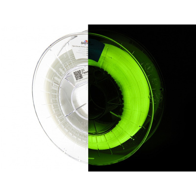 Spectrum 80536 3D filament, PET-G glow in the dark, 1,75mm, 500g, Zöld (Yellow-green)