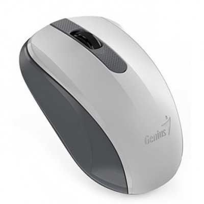 Genius Egér NX-8008S 31030028403, 1200DPI, 2.4 [GHz], optikai, 3 gomb, vezetéknélküli USB, fehér, 1 db AA