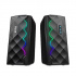 Marvo SG-269 hangszórók, 2.0, 6W, fekete, hangerőszabályzás, gamer, 160Hz-20kHz, RGB háttérvilágítás, érintésvezérlés