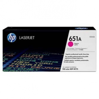 HP 651A CE343A bíborvörös (magenta) eredeti toner