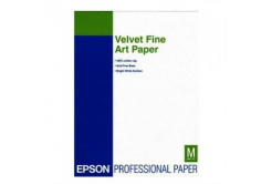Epson Velvet Fine Art Paper S041637 C13S041637, 260 g/m2, A3+, 20db, bársony, fehér, fotópapír
