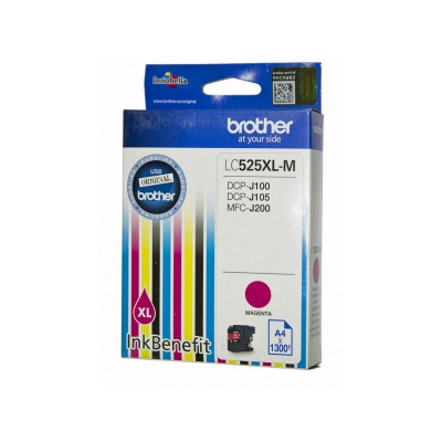 Brother LC-525XLM bíborvörös (magenta) eredeti tintapatron