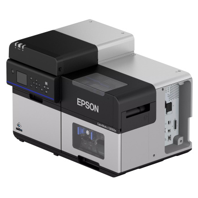Epson ColorWorks C8000e (mk) C31CL02102MK, színes címkenyomtató, cutter, disp., USB, Ethernet, kit (USB), black, grey