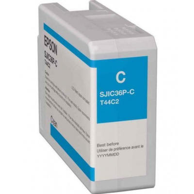 Epson SJIC36P-C C13T44C240 a ColorWorks esetében, cián (cyan) eredeti tintapatron