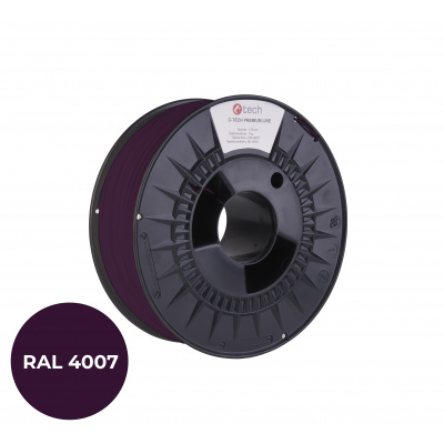 C-Tech 3DF-P-PLA1.75-4007 3D filament, PREMIUM LINE, PLA, RAL4007, 1,75mm, 1000g, Lila ibolya (Purple)