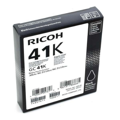 Ricoh GC41HK 405761 fekete (black) eredeti gél patron