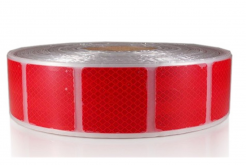 3M 997-72S Diamond Grade Reflexní pružné čtverce 50 x 50 mm, piros