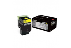 Lexmark 80C0S40 sárga (yellow) eredeti toner