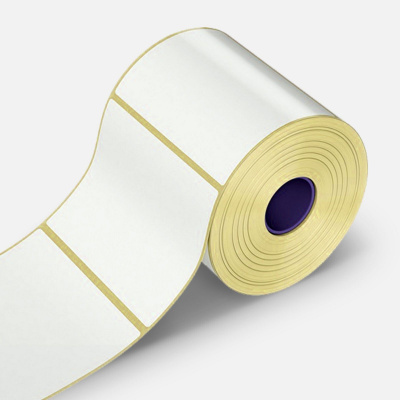 Öntapadós PP (polipropilén) címkék, 50x40mm, 2000db, a TTR, sárga, tekercs
