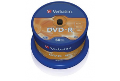 VERBATIM DVD-R(50-Pack)Spindle/General Retail/16x/4.7GB