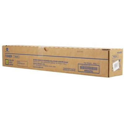 Konica Minolta TN324Y, A8DA250 sárga (yellow) eredeti toner