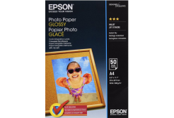 Epson Photo paper, fotópapírok, fényes, fehér, A4, 200 g/m2, 50 db, C13S042539, inkoustový