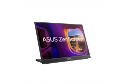 ASUS ZenScreen MB16QHG 90LM08NG-B01170 Monitor, 16", IPS, 2560x1600, 120Hz, 5ms, fekete, 3R