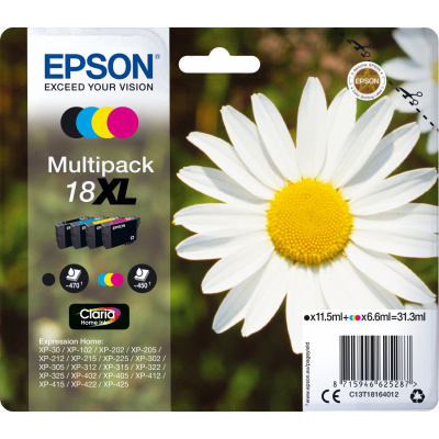 Epson 18XL T181640 C13T18164012 színes (CMYK) multipack eredeti tintapatron