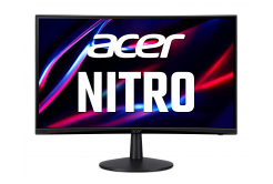 Acer Nitro ED240Q UM.UE0EE.301 monitor, 23,6", VA, FHD, 180Hz, 1ms, fekete, 2R