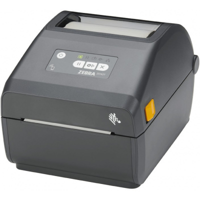 Zebra ZD421d ZD4A043-D0EE00EZ DT, 12 dots/mm (300 dpi), címkenyomtató, RTC, USB, USB Host, BT (BLE), Ethernet, grey (Utód GC420t)