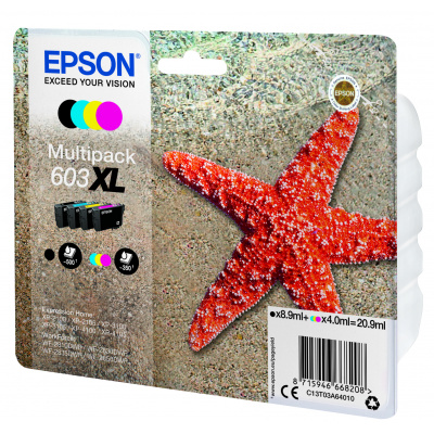 Epson 603XL C13T03A64010 CMYK eredeti multipack
