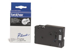 Brother TC-M91, 9mm x 7,7m, fekete nyomtatás / átlátszó alapon, eredeti szalag