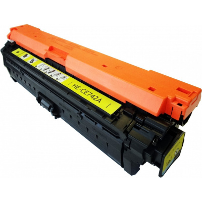 Utángyártott toner a HP CE742A sárga (yellow) 