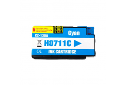 Utángyártott tintapatron a HP 711 CZ130A cián (cyan)