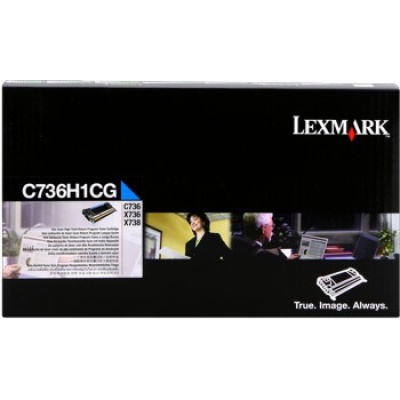 Lexmark C736H1CG cián (cyan) eredeti toner