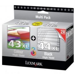 Lexmark 43XL + 44XL 80D2966 multipack eredeti tintapatron
