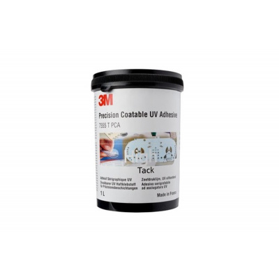 3M 7555 T PCA UV aktivált ragasztó, 1 liter