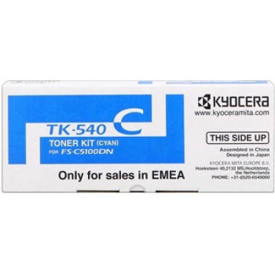 Kyocera Mita TK-540C cián (cyan) eredeti toner