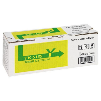 Kyocera Mita TK-5135Y sárga (yellow) eredeti toner