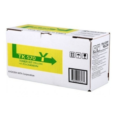 Kyocera Mita TK-570Y sárga (yellow) eredeti toner