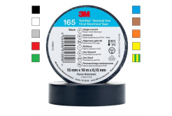 3M Temflex 165 Elektroizolační páska, 15 mm x 10 m 15 mm x 10 m černá/black