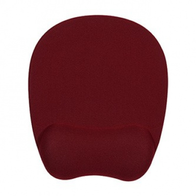 Powerton ERGO CALMA Podložka pod myš z paměťově pěny, vínově červená