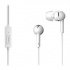 Genius HS-M300, mikrofonos fülhallgató, hangerőszabályzó nélkül, fehér, 2.0, fülbe dugható, 3,5 mm-es jack