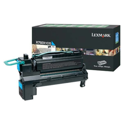 Lexmark X792X1CG cián (cyan) eredeti toner