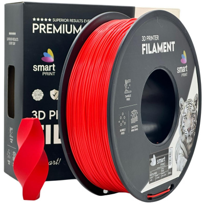 Smart Print FG-S84-E1, 3D filament, PLA, 1,75mm, 1000g, Piros (Meta red)