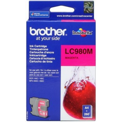 Brother LC-980M bíborvörös (magenta) eredeti tintapatron