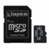 Kingston memóriakártya Micro Secure Digital Card Industria, 8GB, micro SDHC, SDCIT2/8GB, UHS-I U3 (Class 10), V30, A1, pSLC kártya
