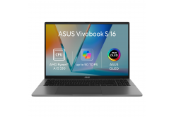 ASUS Vivobook S16/M3607KA-OLED056WZ/AI5-330/16"/WUXGA/32GB/512GB/AMD int/W11H/Szürke/2R