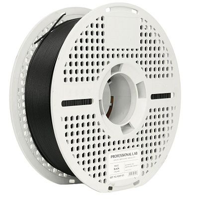 Professional Lab FG-P207-E1, 3D filament, nejlon PA12, 1,75mm, 1000g, Fekete (Black)