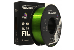 Smart Print FG-S198-E1, 3D filament, PETG, 1,75mm, 1000g, Átlátszó zöld (Transparent green)