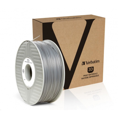 Verbatim 55032 3D filament, ABS, 1,75mm, 1000g, 404m, Ezüst (Silver/Metal grey)