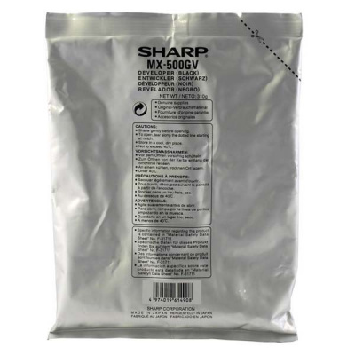 Sharp MX500GV fekete (black) eredeti developer