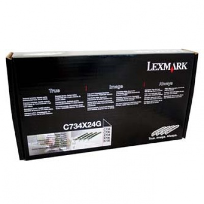 Lexmark C734X24G cián/bíborvörös/sárga/fekete (cyan/magenta/yellow/black) eredeti toner
