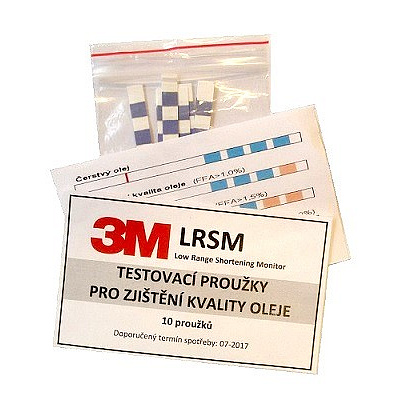3M LRSM testovací proužky pro zjištění kvality oleje (10 proužků/sáček)