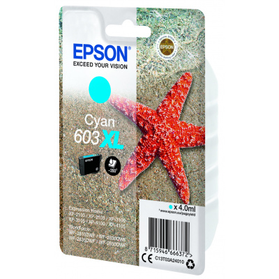 Epson 603XL C13T03A24010 cián (cyan) eredeti tintapatron