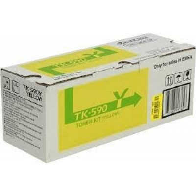 Kyocera Mita TK-590Y sárga (yellow) eredeti toner