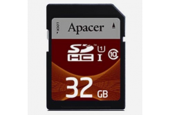 Apacer memóriakártya Secure Digital Card, 32GB, SDHC, AP32GSDHC10U1-R, UHS-I U1 (Class 10)
