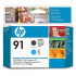 HP C9460A 91 matt fekete/cián (matte black/cyan) eredeti nyomtató fej